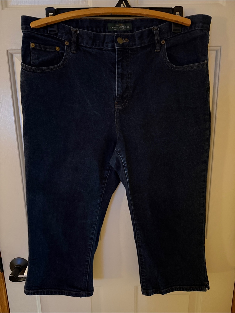 Lauren Ralph Lauren Navy Cropped Jeans